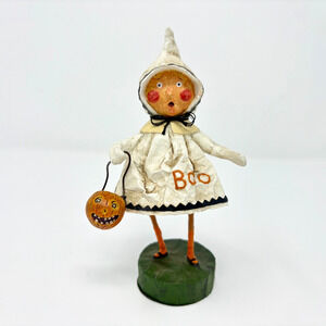 Lori Mitchell Little Boo Resin Trick Or Treater Halloween Figurine 6”
